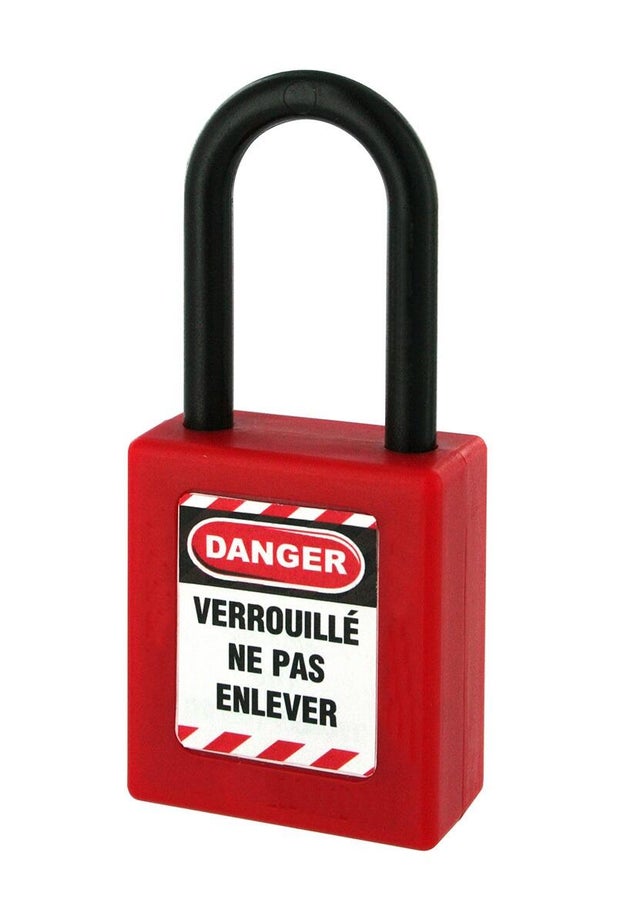 CANDADO DE CONSIGNACION 40  MM. ARCO NYLON