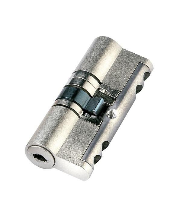 CILINDRO ALTA SEGURIDAD ANTIROTURA Y ANTIBUMPING 30X50MM.  NIQUEL NEWPOWER DIERRE