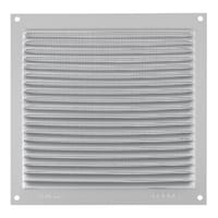 REJILLA DE VENTILACION CON MOSQUITERA SOBREPONER ALUMINIO BRUTO 17 X 17 CM. ESPESOR 0.8  MM - 1
