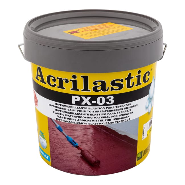 IMPERMEABILIZANTE ACRILASTIC 15L GRIS - 1
