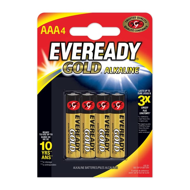 4 PILAS ALCALINAS EVEREADY AAA - 1