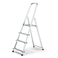 ESCALERA DE ALUMINIO 4 PELDAÑOS - 1