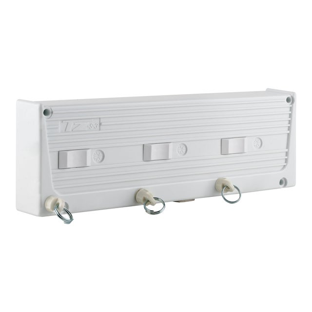 TENDEDERO DE ROPA 3 CUERDAS EXTENSIBLE DE PARED EXTERIOR E INTERIOR 