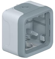 CAJA SIMPLE SUPERFICIE SERIE PLEXO COMPONIBLE IP55 - 1