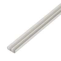 PERFIL DOBLE U PVC BLANCO 18X5X1,6MM 2M - 1