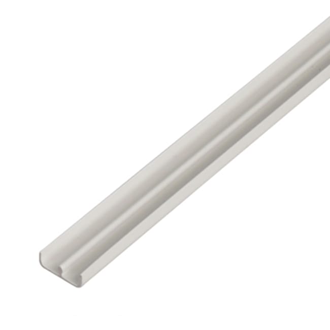 PERFIL DOBLE U PVC BLANCO 18X5X1,6MM 2M - 1