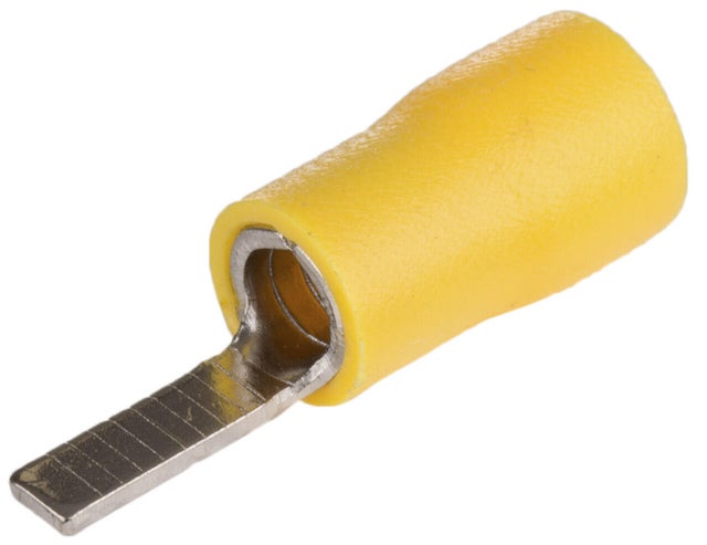 50 UD TERMINAL PUNTERA PLANA 6MM