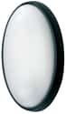 APLIQUE ANTIVANDALICO OVAL PLASTICO NEGRO 100W - 1