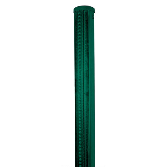 POSTE REDONDO CON CREMALLERA  VERDE 1,30 M