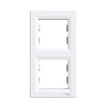 MARCO DOBLE VERTICAL SERIE ASFORA BLANCO