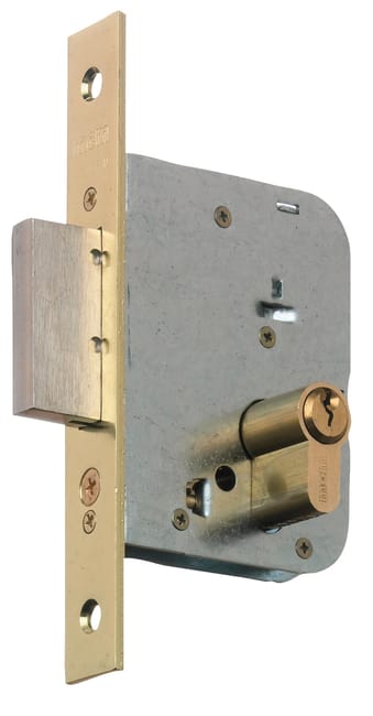 CERRADURA EMBUTIR PUERTA DE MADERA 50  MM. 1612 NIQUELADO MCM - 1