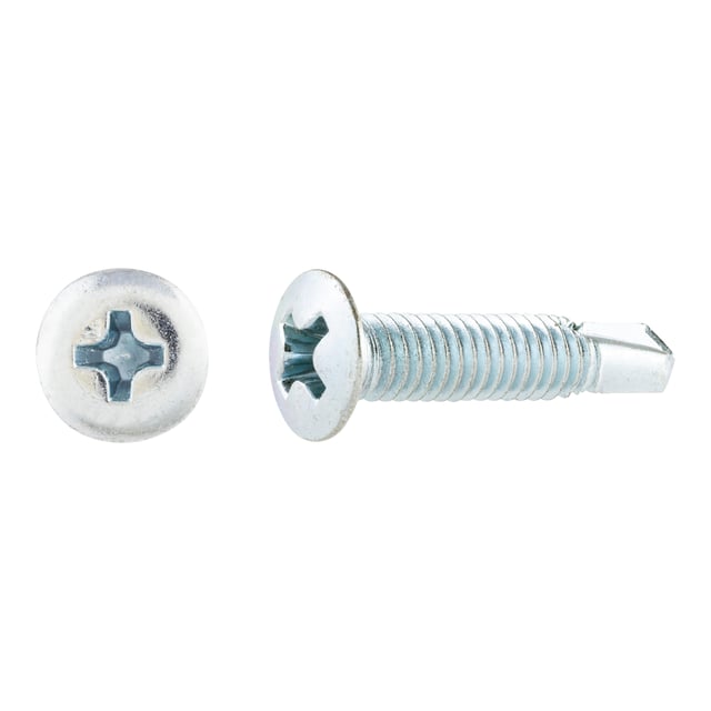 TORNILLOS ROSCA CHAPA PARA METAL CINCADOS 4X19MM. 500UDS