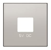 TAPA USB SERIE SKY PLATA - 1