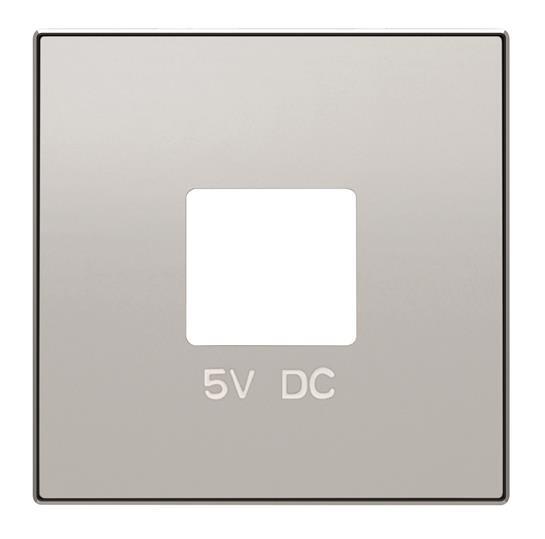 TAPA USB SERIE SKY PLATA