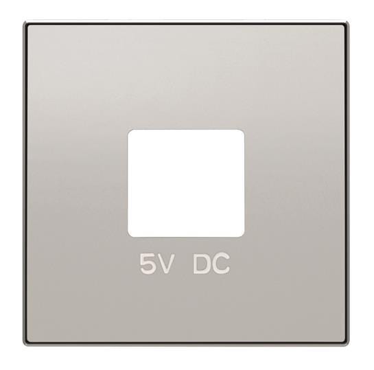 TAPA USB SERIE SKY PLATA - 1