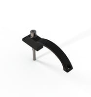 CIERRE CENTRAL LLAVE ASA SOBREPONER  NEGRO  - 1