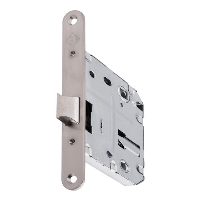 PICAPORTE UNIFICADO 50  MM. CANTO REDONDO 70  MM. ACERO INOXIDABLE - 1