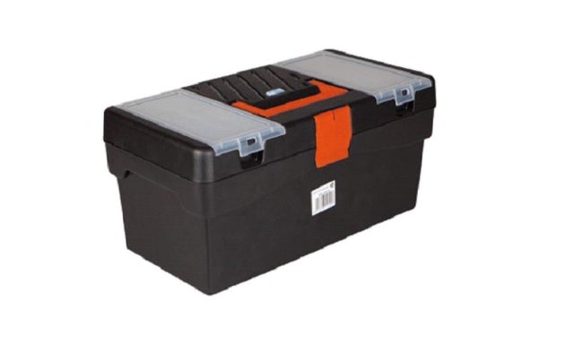 CAJA HERRAMIENTAS POLIPROPILENO 35X19X15CM TAYG