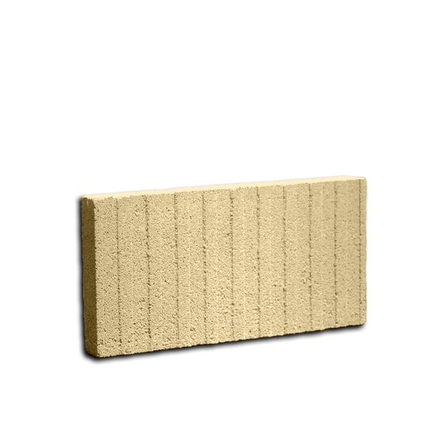 BALDOSA CORONACION RANURADA CREMA 40X40X4 CM