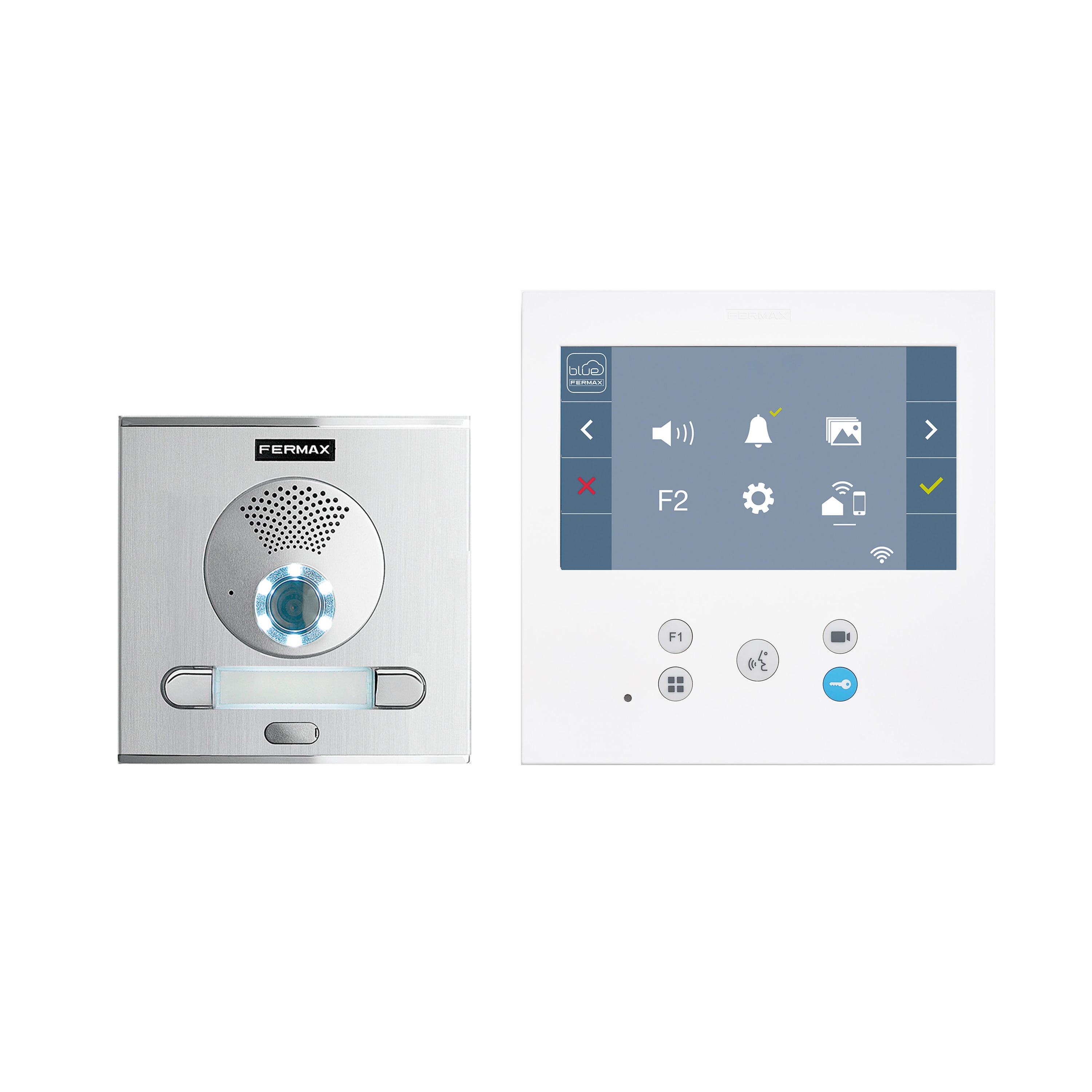 KIT VIDEOPORTERO WIFI 2 HILOS PANTALLA 7 1 VIVIENDA FERMAX Obramat kit-videoportero-wifi-2-hilos-pantalla-7-1-vivienda-fermax-obramat
