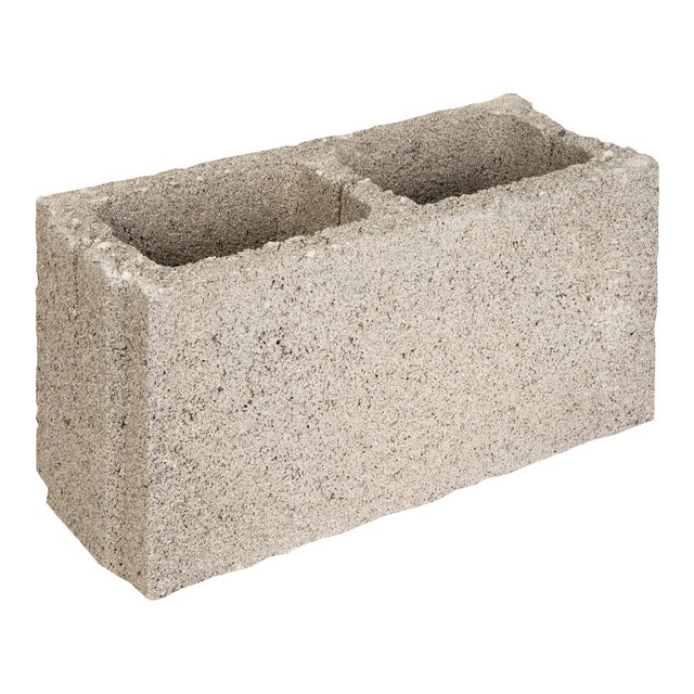 BLOQUE DE HORMIGÓN GRIS 39x19x15 CM