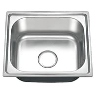 FREGADERO DE COCINA 1 SENO CUADRADO 46x40x20 - 1