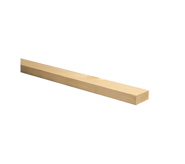 LISTON DE ABETO SIN CEPILLAR 2400X50X25MM - 1