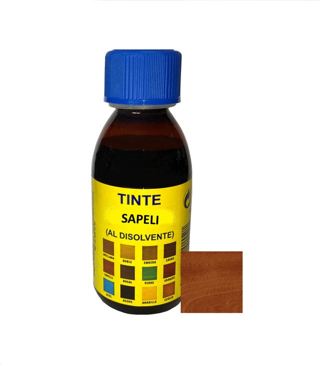 TINTE DISOLVENTE PARA  MADERA PROMADE 125ML SAPELLY