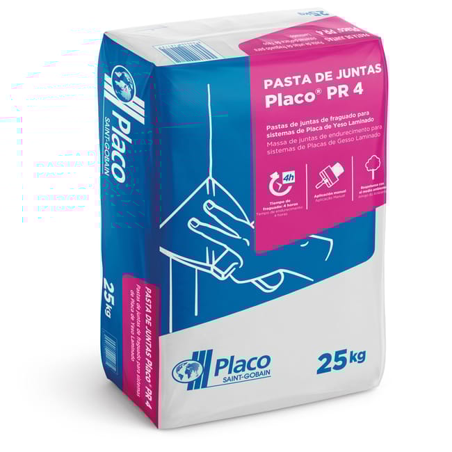 PASTA DE JUNTAS PLACO PR4 25 KG - 1