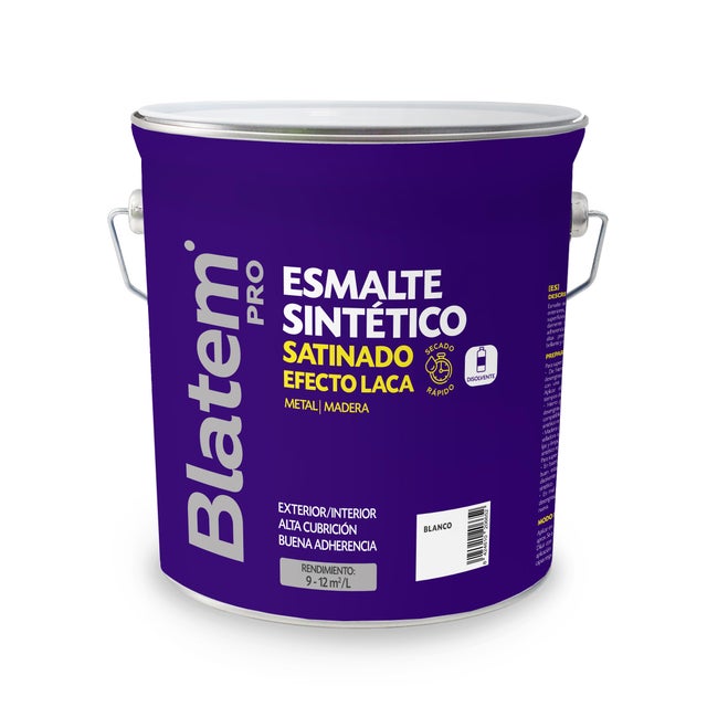 ESMALTE SINTETICO SATINADO 4L BLANCO