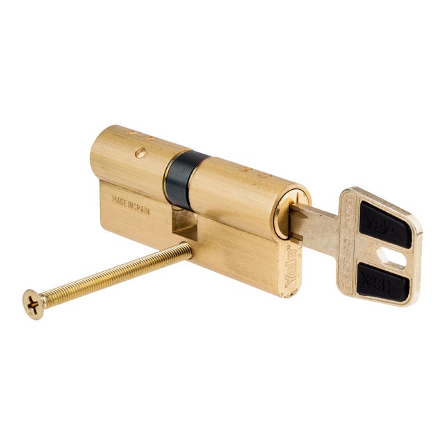 CILINDRO ALTA SEGURIDAD  ANTIBUMPING 35 X 35  MM. PUNTOS LATON HSK YALE