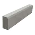 BORDILLO DE HORMIGÓN RECTO GRIS 100X20X10CM - 1