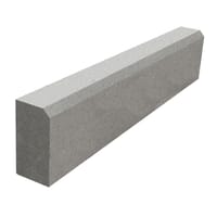 BORDILLO DE HORMIGÓN RECTO GRIS 100X20X10CM - 1