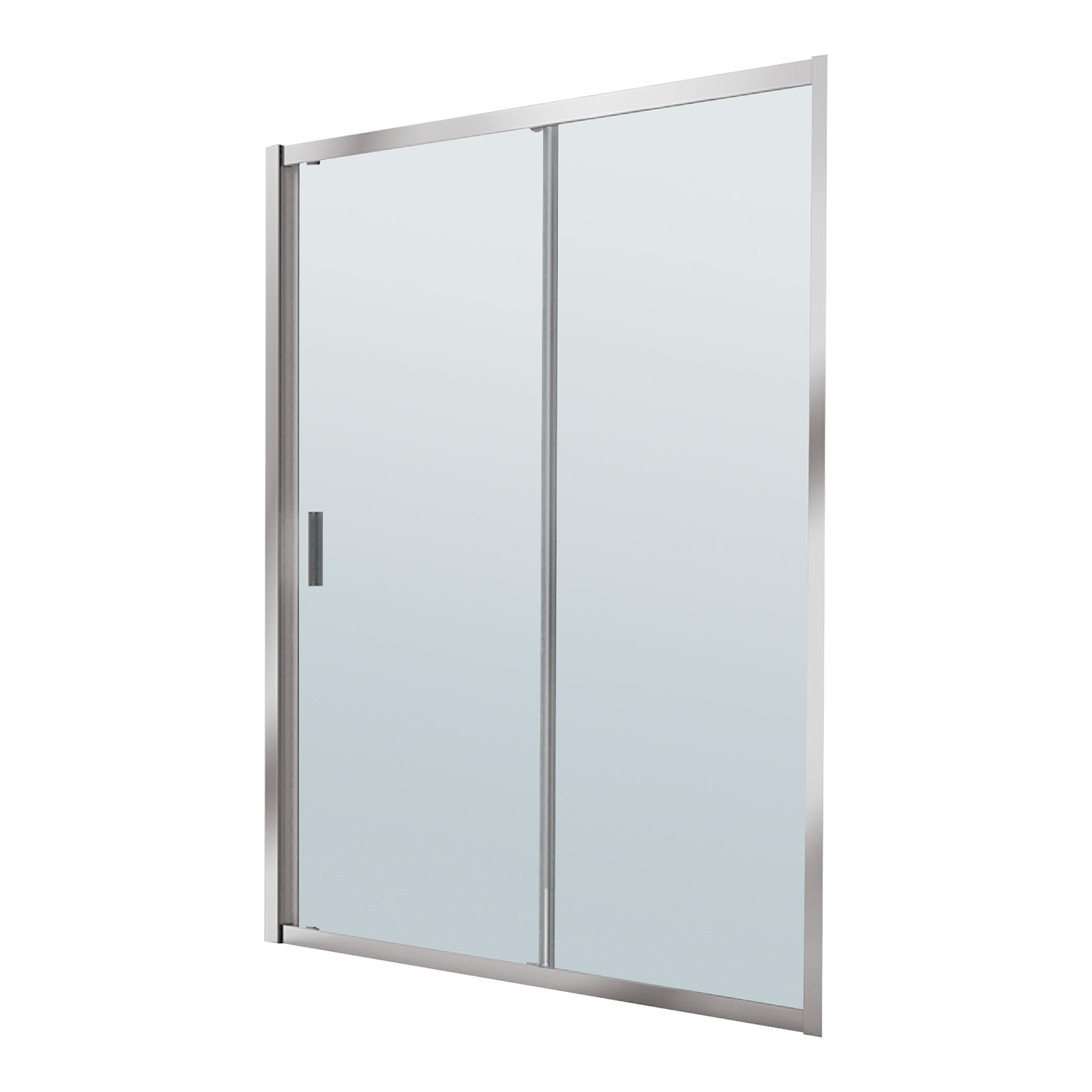 MAMPARA DE DUCHA FRONTAL CORREDERA ROCA URA NEW 140CM PLATA - 2