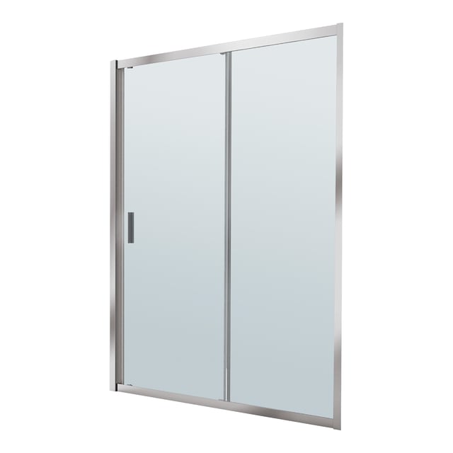 MAMPARA DE DUCHA FRONTAL CORREDERA ROCA URA NEW 150CM PLATA
