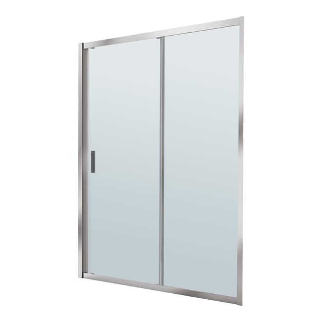 MAMPARA DE DUCHA FRONTAL CORREDERA ROCA URA NEW 160CM PLATA - 1