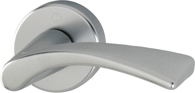 JUEGO DE MANILLA ROSETAS ALUMINIO ACABADO INOX BEDFORD HOPPE