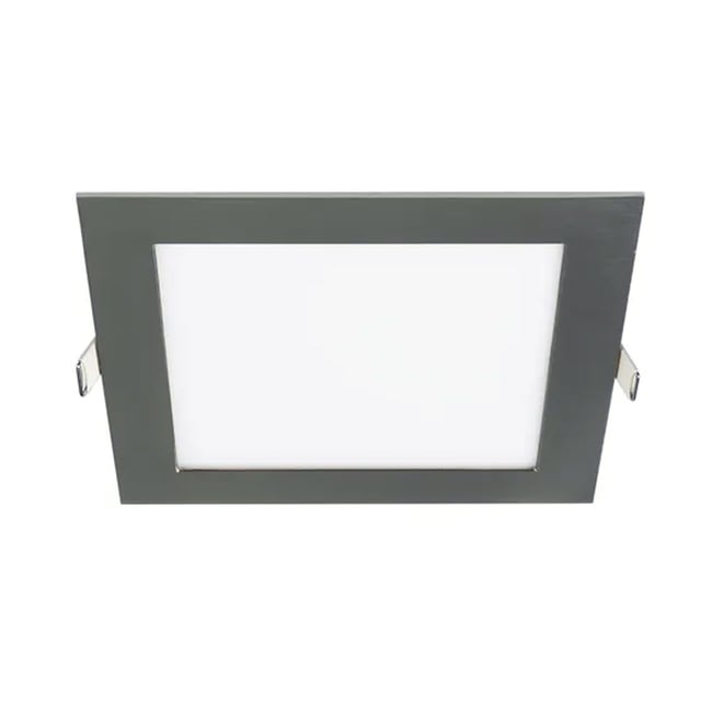DOWNLIGHT LED EMPOTRAR CUADRADO GRIS 18W CCT