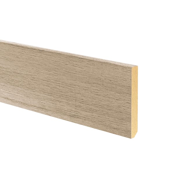 RODAPIE SUELO MELAMINA ROBLE BISELADO/URAL 240 X 8 X 1,5 CM - 1