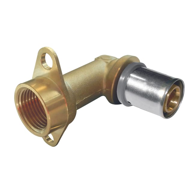 CODO 90º CON SOPORTE 16MMX1/2