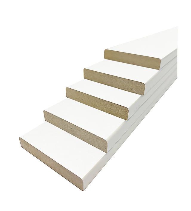 PAQUETE 5 MOLDURAS LACADA NIEVE