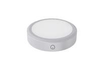 REGLETA LED CIRCULAR EXTRAPLANA RECARGABLE GRIS - 1