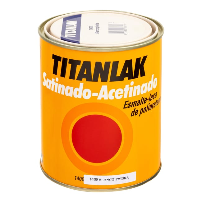 ESMALTE SINTÉTICO TITANLAK 750ML BLANCO PIEDRA - 1