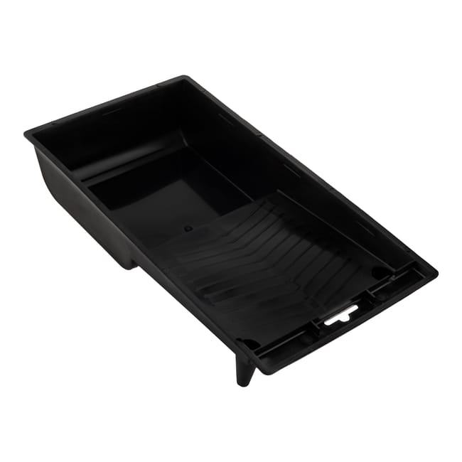 BANDEJA PLANA DE PLASTICO NEGRO 11CM - 1