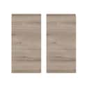 KIT 2 PUERTAS PARA MUEBLE DE COCINA LUGO ROBLE CLARO MATE AGLOMERADO 70X68CM - 1