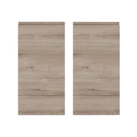 KIT 2 PUERTAS PARA MUEBLE DE COCINA LUGO ROBLE CLARO MATE AGLOMERADO 70X68CM - 1