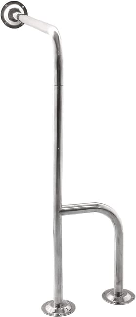 BARRA DE APOYO A PARED Y SUELO PARA INODORO - 1