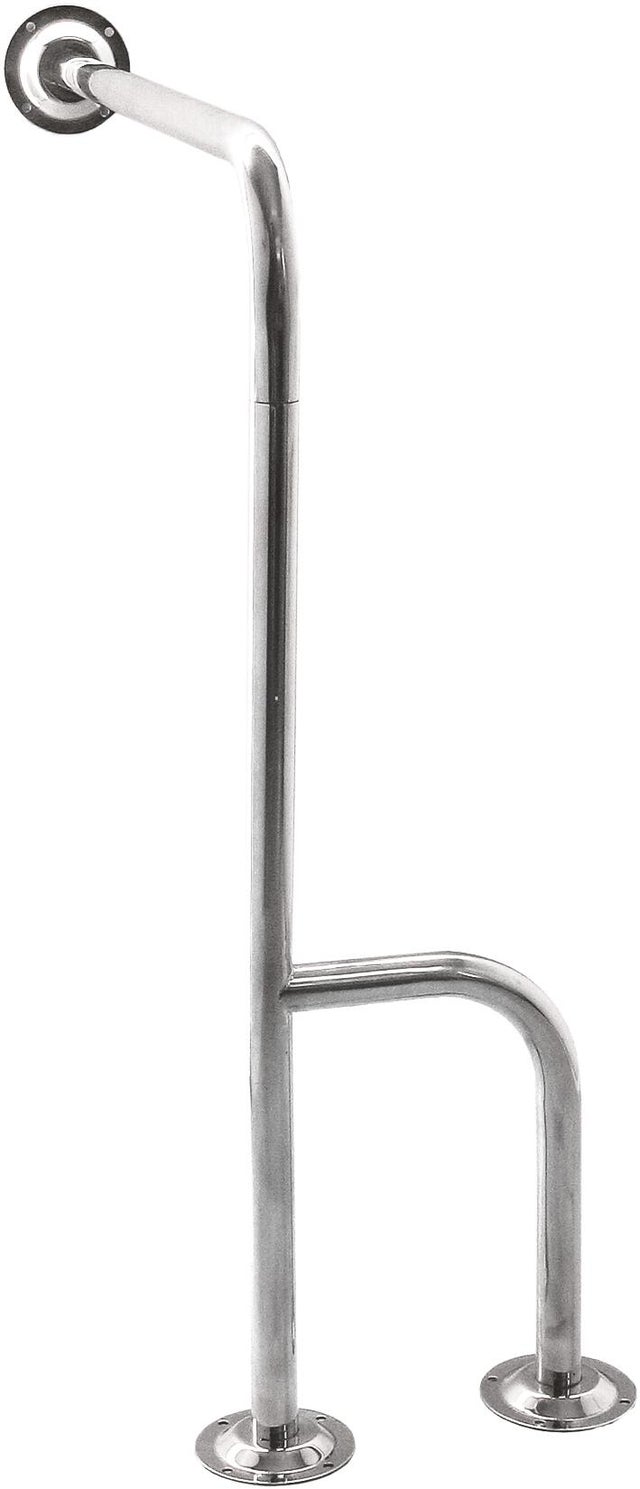 BARRA DE APOYO A PARED Y SUELO PARA INODORO