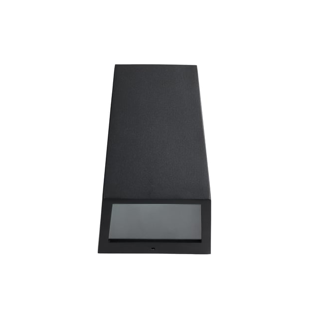 APLIQUE DE PARED EXTERIOR DE SUPERFICIE 15W NEGRO IP44 NOGAL