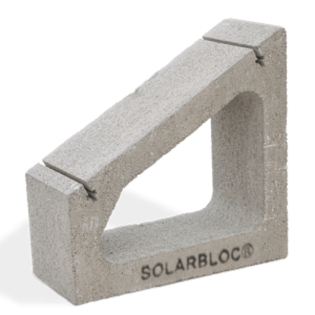 SOPORTE HORMIGÓN 30º SOLARBLOC